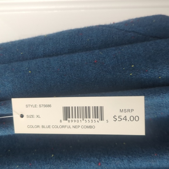 United States Sweaters XL textured hooded cardigan with pockets - Picture 3 of 10